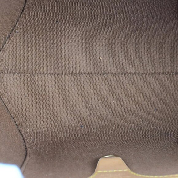 LOUIS VUITTON LV Logo Ellipse MM Hand Bag Monogram Leather Brown - Picture 13 of 16